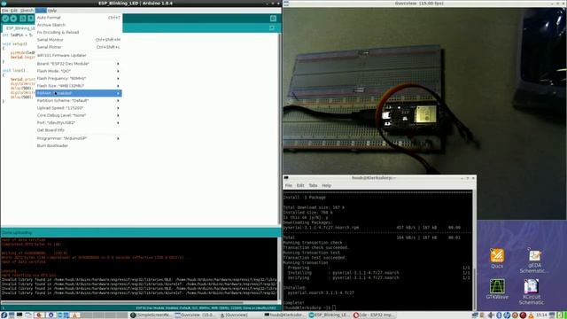 ESP32 #4 : ArduinoIDE, minicom, monitor, wiring, C, LED, plan смотреть онлайн