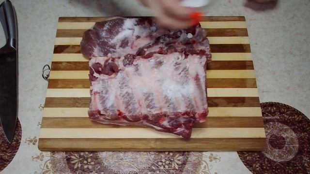 Свиные ребра в духовке. смотреть онлайн