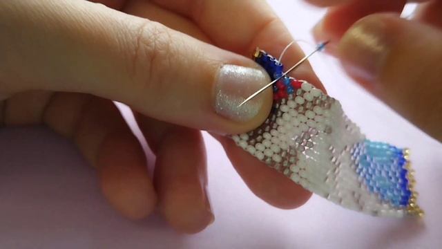 МК Часть 3. Голубь Мира. Кирпичное плетение. смотреть онлайн