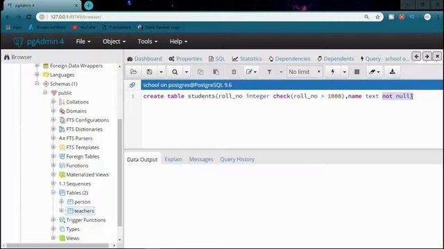 PostgreSQL Tutorial In Hindi | Check Constraint (Part-28) смотреть онлайн