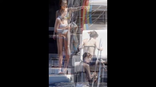 Lindsay Lohan and Sister Ali Lohan Enjoying Capri, Italy смотреть онлайн