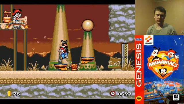 Полное прохождение Animaniacs SEGA смотреть онлайн