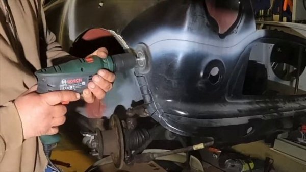 Как расширить колесные арки. Реставрация Mini Cooper Classic 27