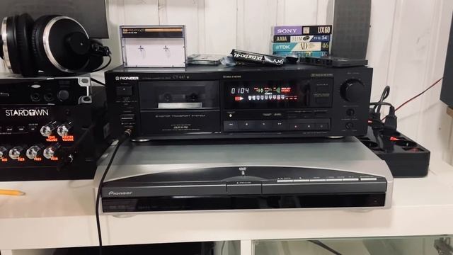 Pioneer CT-447 recording (96/24) to SONY UX Turbo audio cassette смотреть онлайн