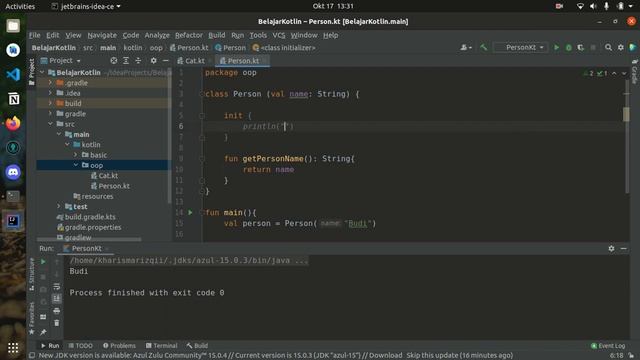 Kotlin Object Oriented Programming (OOP): 5. Constructor смотреть онлайн