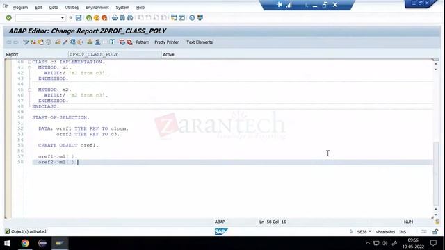 LIVE | Implementing Upcasts using Inheritance | SAP ABAP Basics - ABAP OO Training | ZaranTech смотреть онлайн