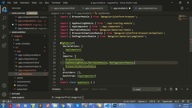 ? Angular 11 Tutorial || Angular Material Table Pagination || Ujjwal Technical Tips смотреть онлайн