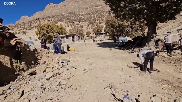 Starting Operation Of Cleaning The Destroyed House