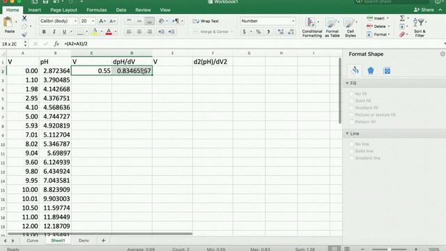Derivative plots in Microsoft Excel смотреть онлайн