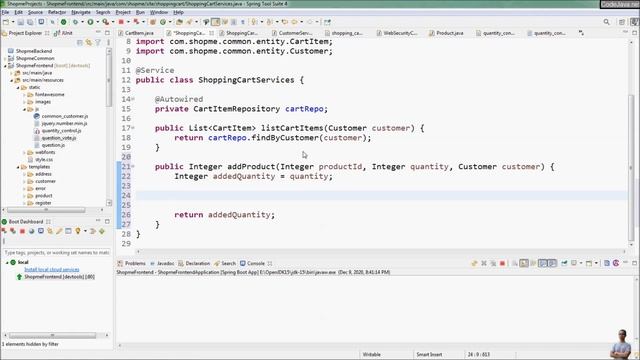 Spring Boot Shopping Cart Tutorial with MySQL Database, Thymeleaf, Bootstrap and jQuery смотреть онлайн