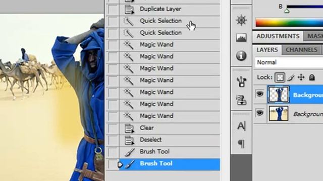 Bloqueio de Transparência no Photoshop CS4 смотреть онлайн