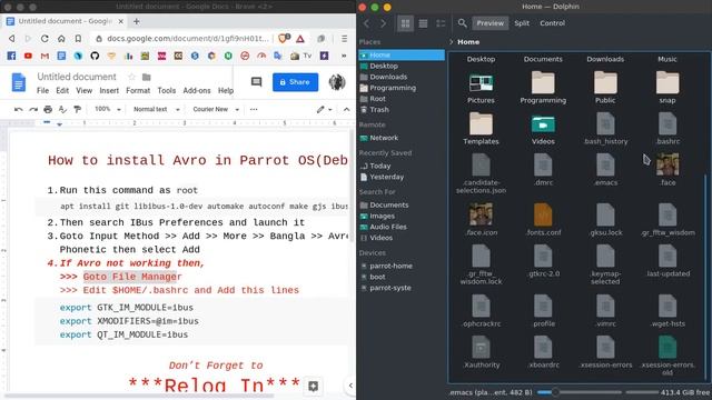 How to install Avro Keyboard Bangla on Parrot OS | Typing Bangla in Debian | Bangla Type in Linux смотреть онлайн