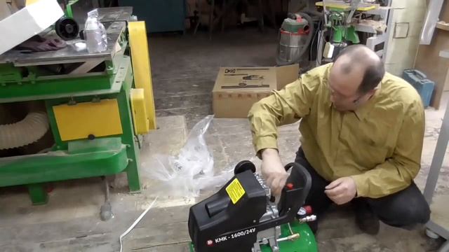 Компрессор малышок- КМК-1600/24У Мужики, продувайте штаны! Не ссорьтесь с жёнами? смотреть онлайн