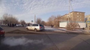 Экибастуз. Казахстан. Прогулка по городу. ул. Ауэзова.