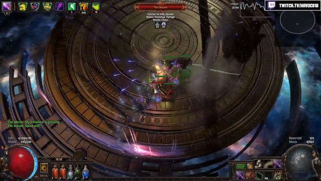 No Hydrosphere Lightning Arrow vs Maven [Read Description] [3.16 Path of Exile] смотреть онлайн