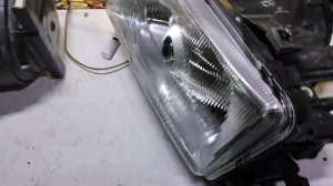 Фары улучшенные на Audi 80 В4.