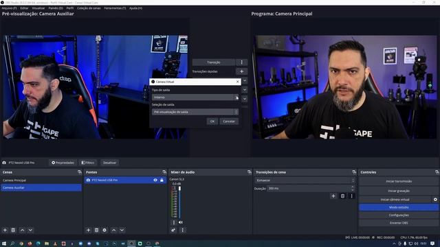 A NOVA CAMERA VIRTUAL DO OBS 28 - Escolha a origem do sinal e envie para Meet, Zoom, Skype, Teams e смотреть онлайн