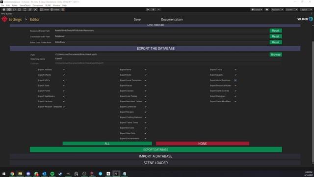 Unity RPG Builder - Database Export/Import смотреть онлайн