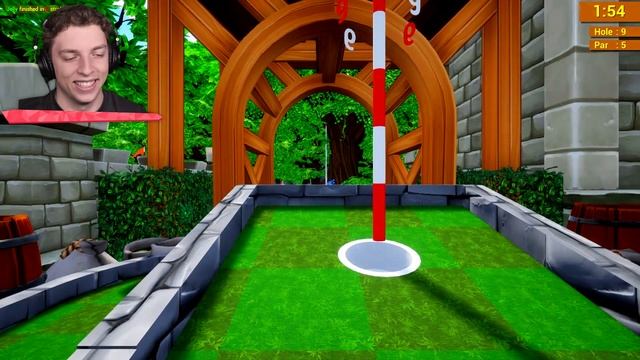 Only 1% can Complete this Impossible Tightrope test! (Golf It) смотреть онлайн