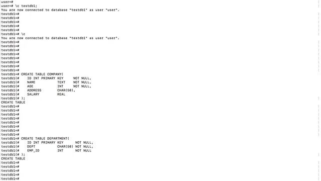 PostgreSQL psql How to Create and List Tables смотреть онлайн