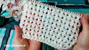 301 АЖУРНЫЙ УЗОР СПИЦАМИ Вязание Узоры спицами