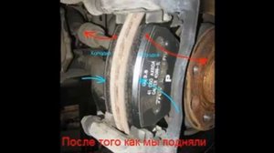 замена передних тормозных колодок на ниссан ноут