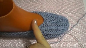 СЛЕДКИ - ТАПОЧКИ МУЖСКИЕ НА 2 СПИЦАХ. САМЫЕ ПРОСТЕЙШИЕ. МАСТЕР КЛАСС.