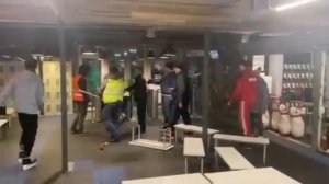 Драка на катке в Калининграде