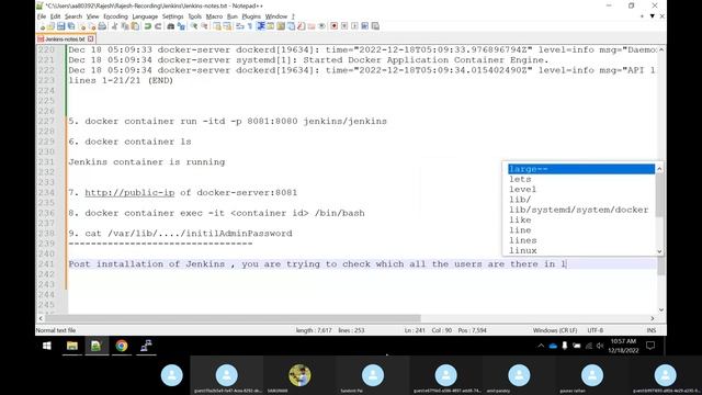 Jenkins-Day-3 || Jenkins installation through Docker || Explanation on Jenkins Configuration смотреть онлайн