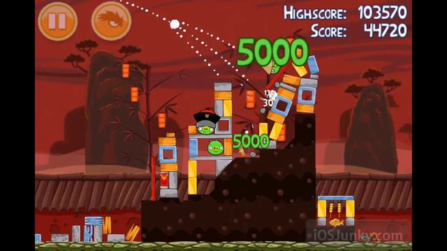 Angry Birds Seasons Year of the Dragon 1-5 Walkthrough iPhone 2012 [3 Star] смотреть онлайн