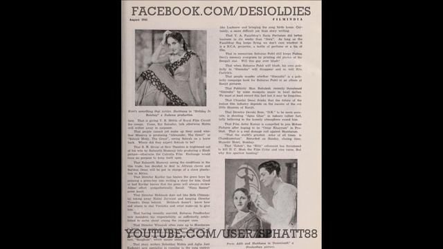 Holiday in Bombay 1941: Kheenchi chitwan charhe tevar adaa se tan ke (Kantilal, Shobhna Samarth) смотреть онлайн