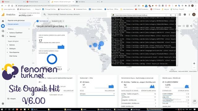 Site Organik Hit V6.00 Sitenizin Trafiğini Organik Arttıran, Site Sıralamasını Yükselten Program