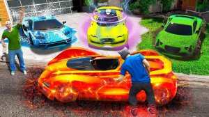 УГНАЛ ВСЕ СЕКРЕТНЫЕ СТИХИЙНЫЕ СУПЕРКАРЫ ДЛЯ РАЙЛЮХИ! ЛАМБОРГИНИ, АУДИ  ГТА 5 МОДЫ МУРКА