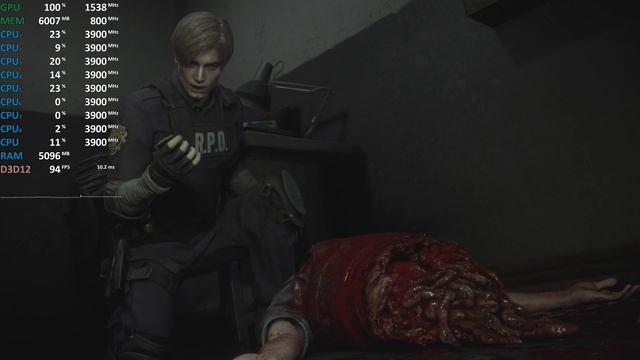 Resident Evil 2 on Radeon RX Vega 56 - Gameplay Benchmark Test смотреть онлайн