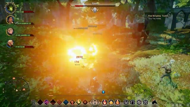Dragon Age Inquisition: Red Templar Behemoth VS 2 Giants Mayhem смотреть онлайн