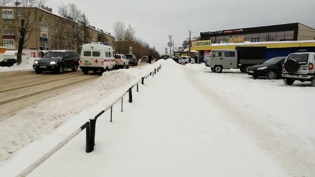 Очистка дорог от снега 65 часть.