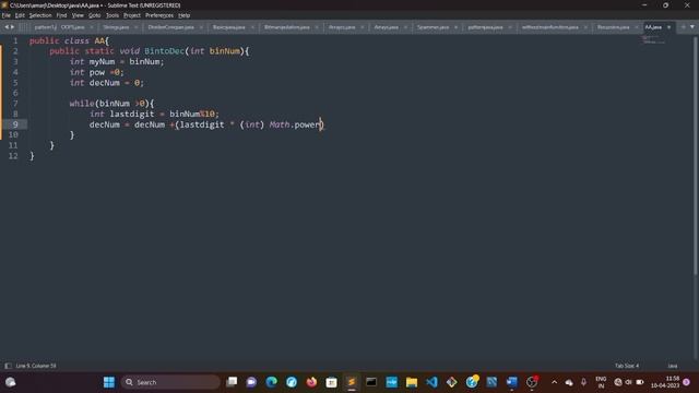 convert binary to decimal in java 2023 || Expert Coding смотреть онлайн