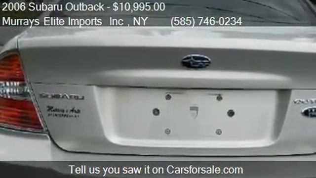2006 Subaru Outback 3.0 R L.L.Bean Edition AWD 4dSedan for s смотреть онлайн