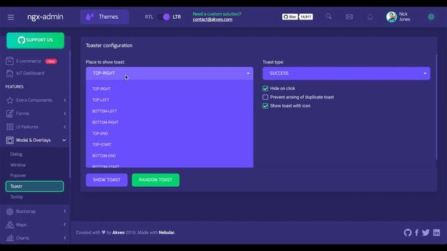 ngx-admin – Free Angular 7+ admin dashboard смотреть онлайн
