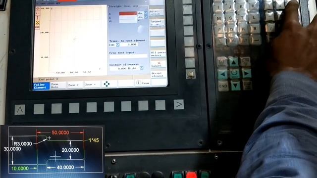CONTOUR PROGRAMMING IN SIEMENS CONTROLLER AND HOW TO MAKE STOCK REMOVAL G95 CYCLE CNC MACHINE смотреть онлайн