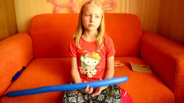 Вяжем из шариков. Собачки и оса. смотреть онлайн