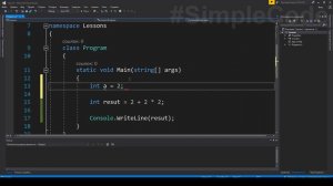 ПРИОРИТЕТ АРИФМЕТИЧЕСКИХ ОПЕРАЦИЙ C# _ C# ОТ НОВИЧКА К ПРОФЕССИОНАЛУ _ Урок # 9 (1080p)