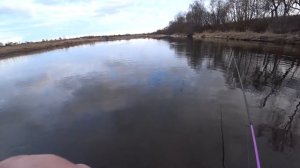 Щука весной на воблеры. Твичинг и другие проводки на малой реке.