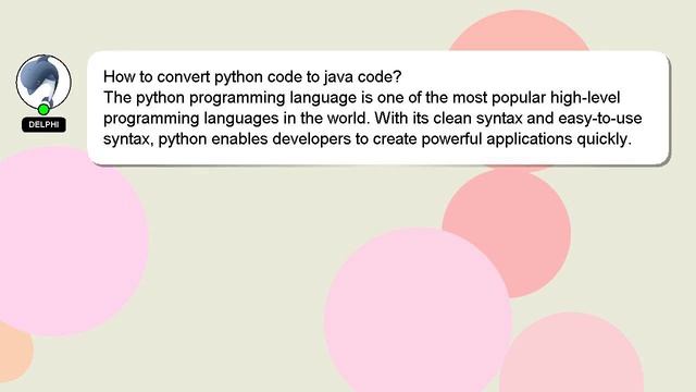 How to convert python code to java code? смотреть онлайн