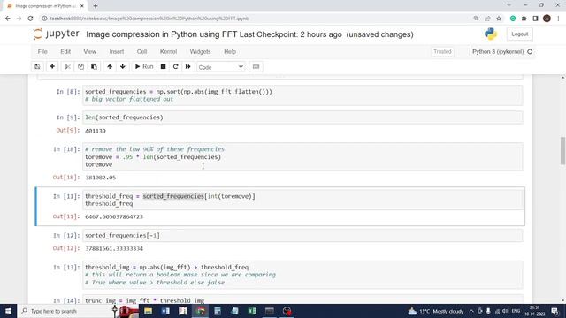 Colored Image compression in Python using Fourier transformation смотреть онлайн