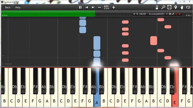 Ludovico Einaudi - Una Mattina Synthesia Piano смотреть онлайн