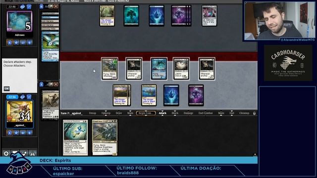 (GAMEPLAY PAUPER) Esper Spirits! смотреть онлайн