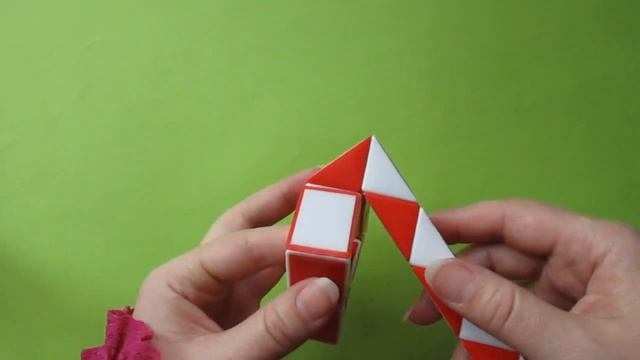 Rubik's snake Pencil Stand 24 piece. Snake puzzle shapes Pen Stand. Magic Rubik snake twist pattern смотреть онлайн