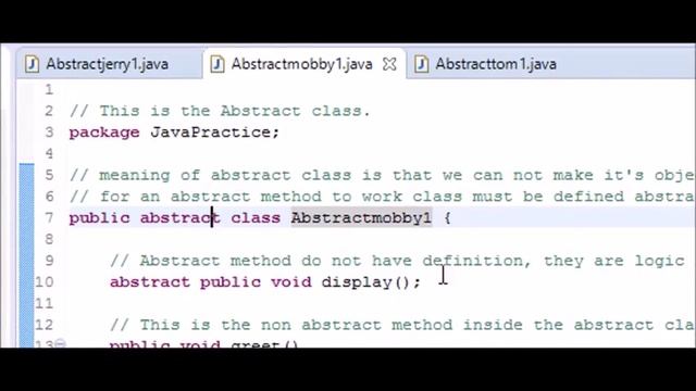 30 Abstract Classes and Methods in Java (Hindi) смотреть онлайн