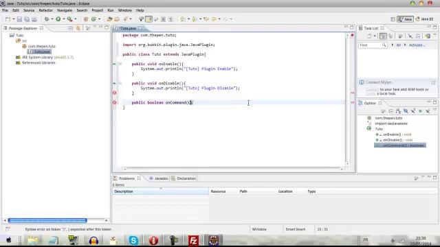 [Tuto] Episode n°1 Création plugins Bukkit смотреть онлайн